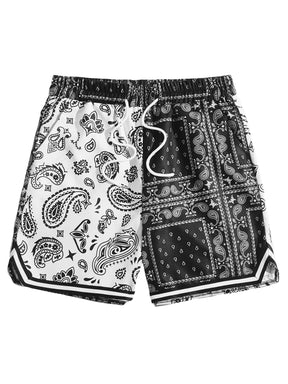 Graffiti 3D Casual Loose Men's Beach Pants Brit Style