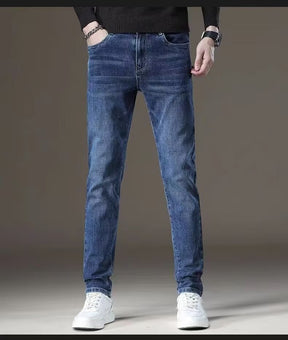 Summer Thin Stretch Jeans For Men Brit Style