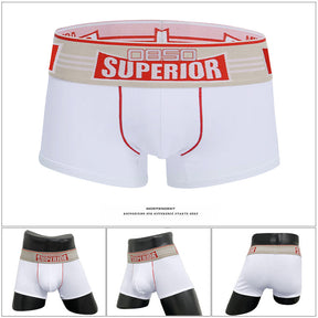 Fashionable Wide-brimmed Belt Cotton Sports Hip Raise Slim Fit Boxers Brit Style