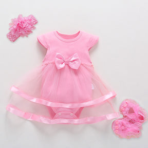 New Baby Girl Birthday Princess Dress Brit Style