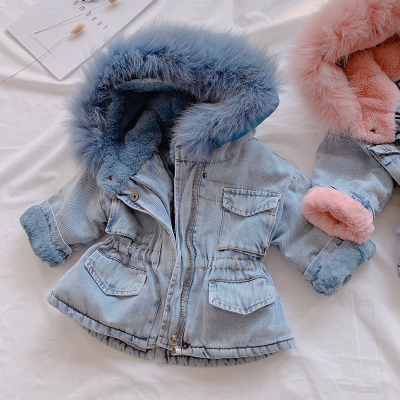 Girl denim coat Brit Style