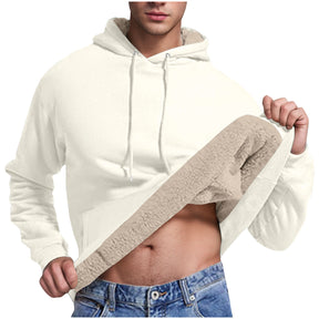 Cold Protection Cashmere Hoodie Cardigan Hooded Casual Brit Style