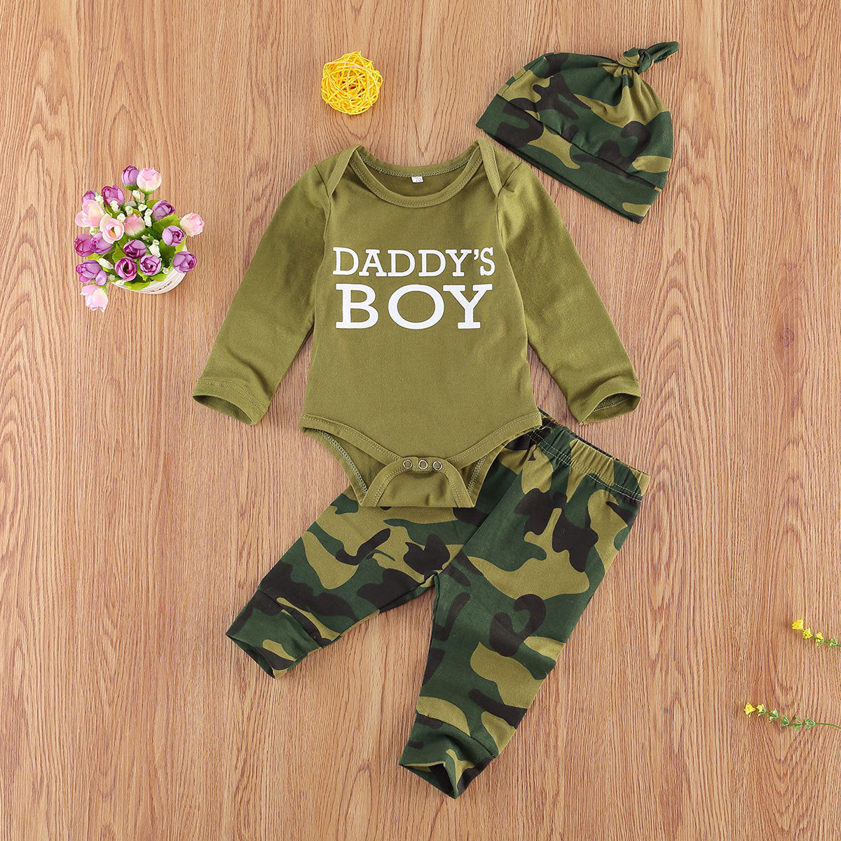 New Products Set Letter Camouflage Printed Children Set Brit Style