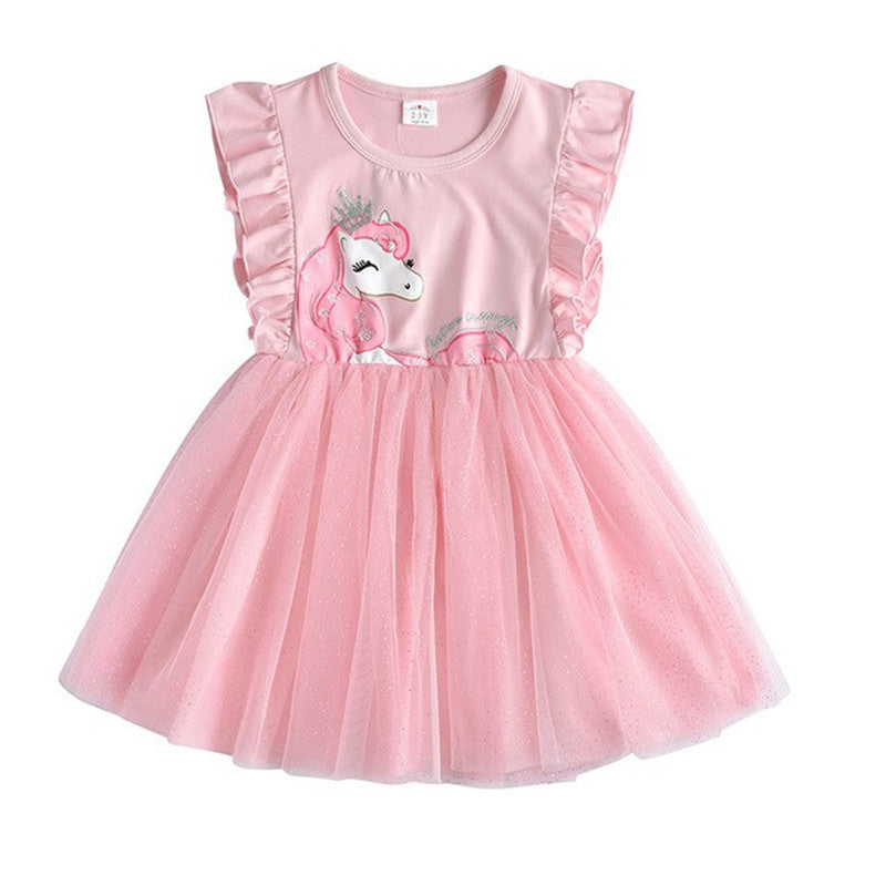 Girls Clothes Summer Princess Dresses Kids Dress Brit Style