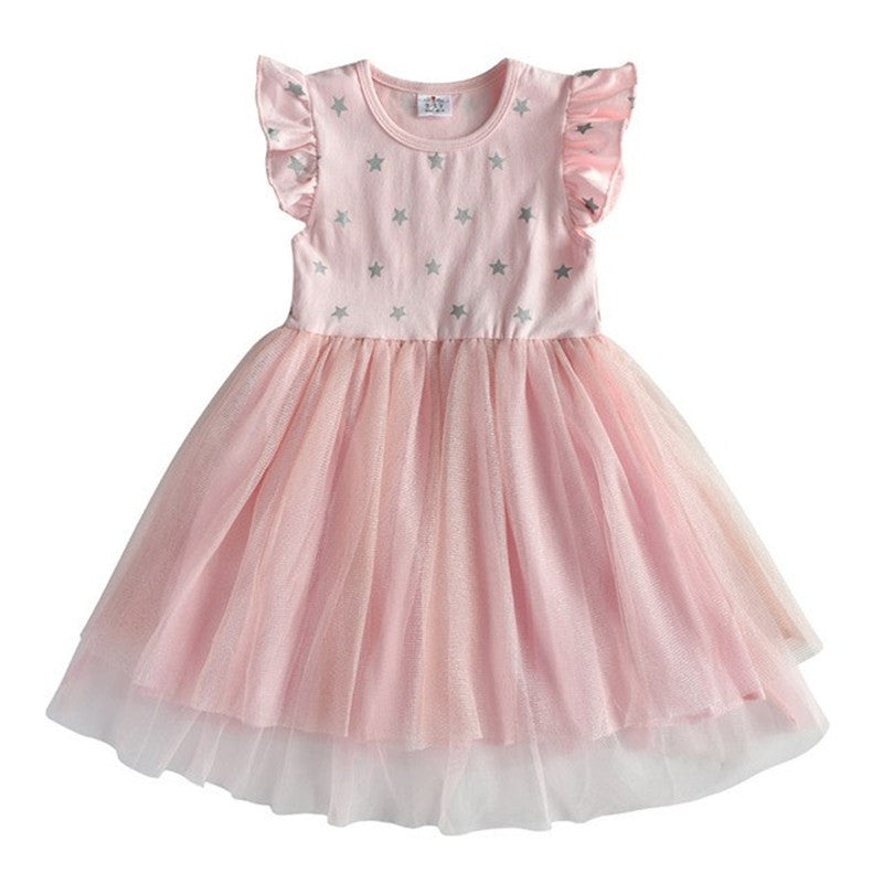 Girls Clothes Summer Princess Dresses Kids Dress Brit Style