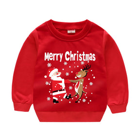 Christmas Casual Children Sweater Holiday Clothing Brit Style