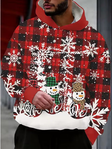 Santa Claus Men's Pattern Hoodie Brit Style