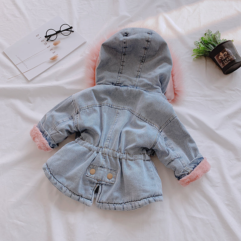 Girl denim coat Brit Style