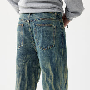 Fashion Casual All-match Men's Loose Jeans Brit Style