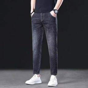 Summer Thin Stretch Jeans For Men Brit Style