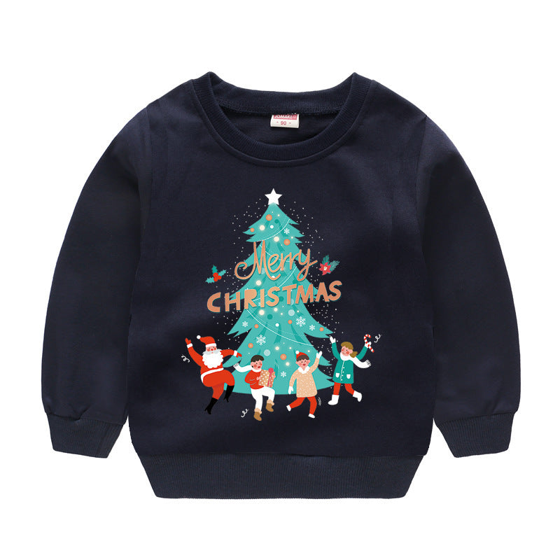 Christmas Casual Children Sweater Holiday Clothing Brit Style