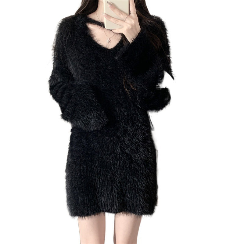 Woolen Sweater Korean Style Loose Chic Brit Style