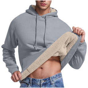 Cold Protection Cashmere Hoodie Cardigan Hooded Casual Brit Style