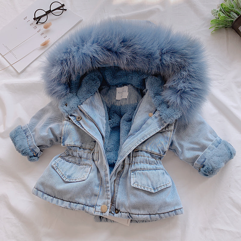 Girl denim coat Brit Style