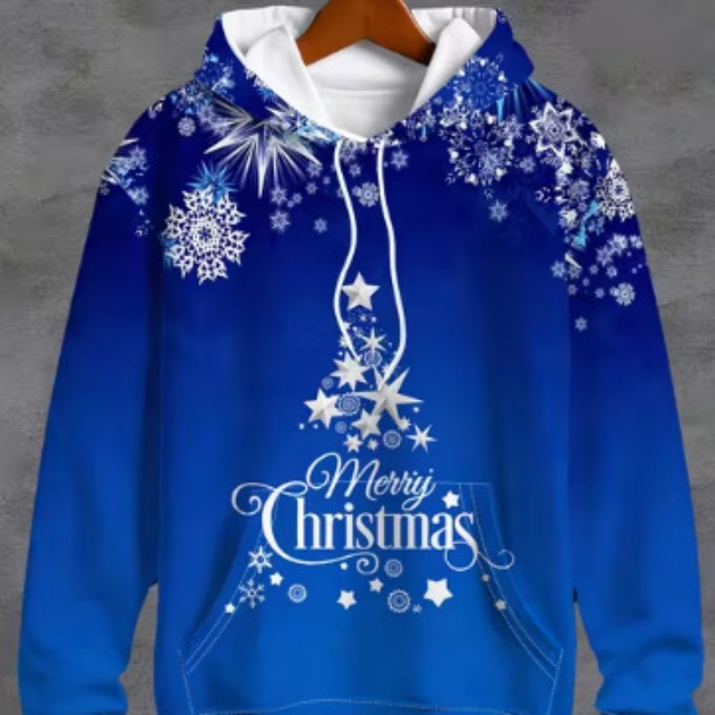 Santa Claus Men's Pattern Hoodie Brit Style