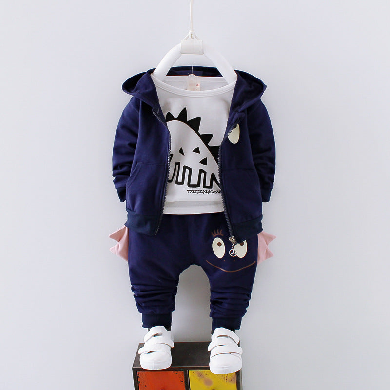 Cotton Children's Clothing Boys Autumn Clothing Summer Spring Clothing Boys Brit Style