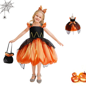 Halloween Witch Performance Costume Princess Dress Brit Style