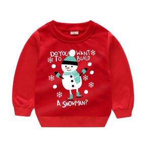 Christmas Casual Children Sweater Holiday Clothing Brit Style