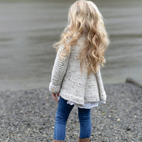 Girls cardigan sweater coat Brit Style