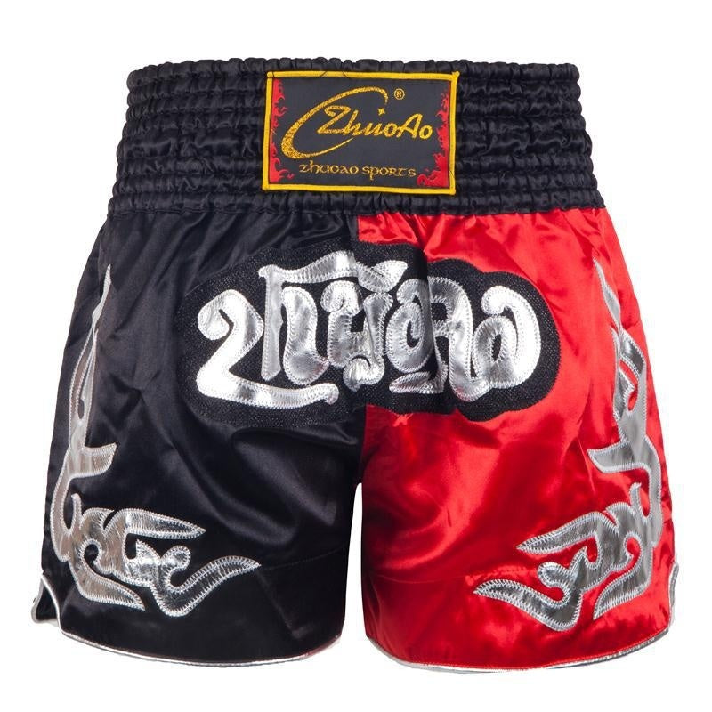 Boxing Clothes For Sanda Training Fighting Shorts Muay Thai Shorts Men And Women Brit Style