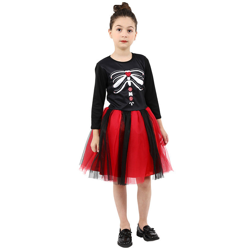 Halloween Costume Child Costume Cosplay Performance Costume Halloween Dress Brit Style