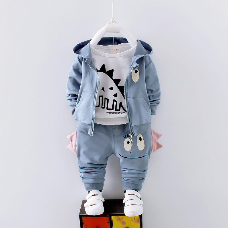 Cotton Children's Clothing Boys Autumn Clothing Summer Spring Clothing Boys Brit Style