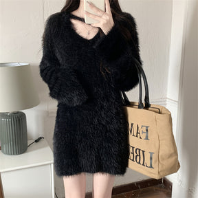 Woolen Sweater Korean Style Loose Chic Brit Style