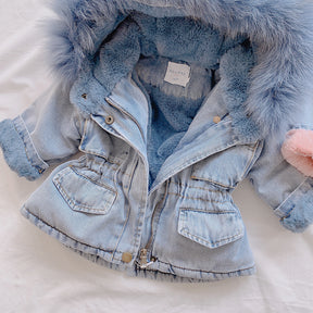 Girl denim coat Brit Style