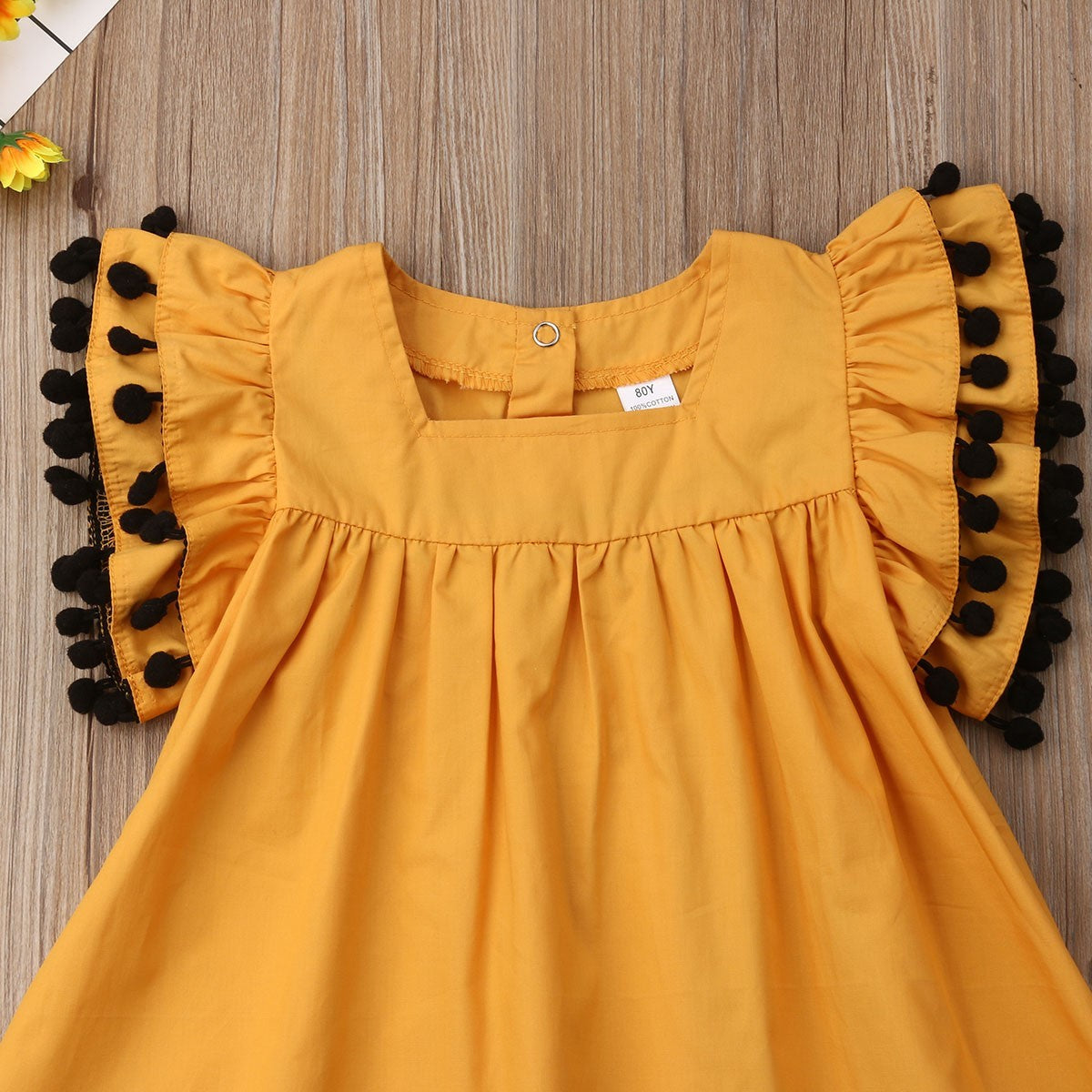 Children Newborn Clothing Sleeveless Kids Girls Dress Brit Style