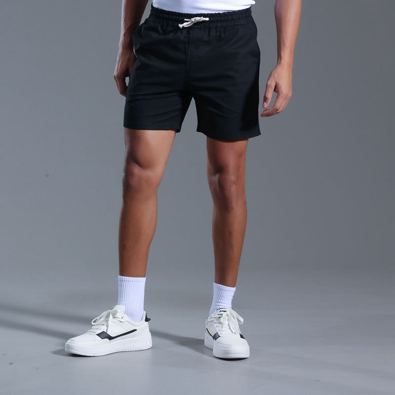 Men's Loose Neutral Couple Wear Spring And Summer Thin Linen Cotton Blended Casual Short-length Pants Brit Style