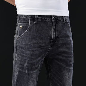 Summer Thin Stretch Jeans For Men Brit Style