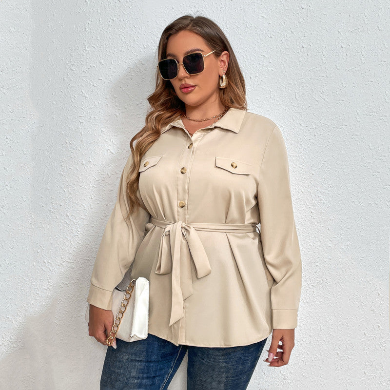 Plus Size Fat Women Blouse Shirt Ladies Tops Brit Style