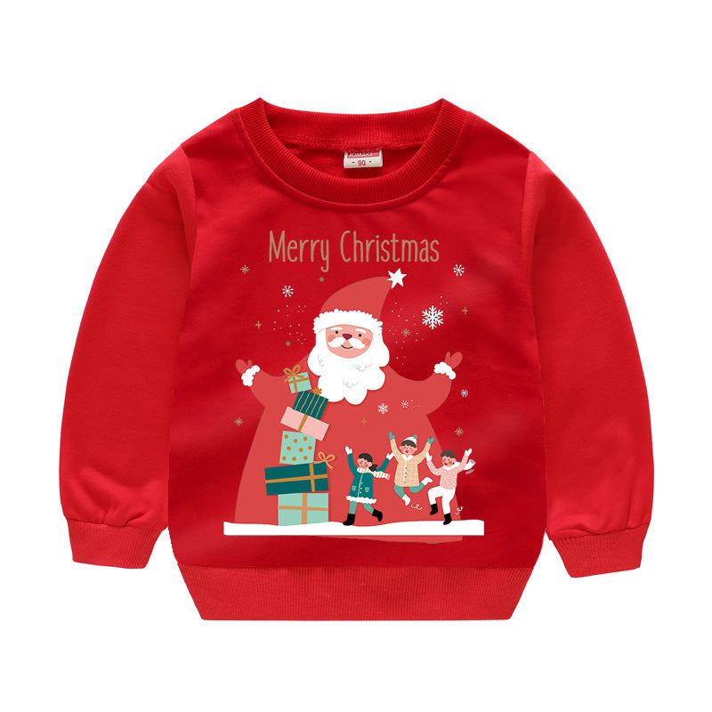 Christmas Casual Children Sweater Holiday Clothing Brit Style