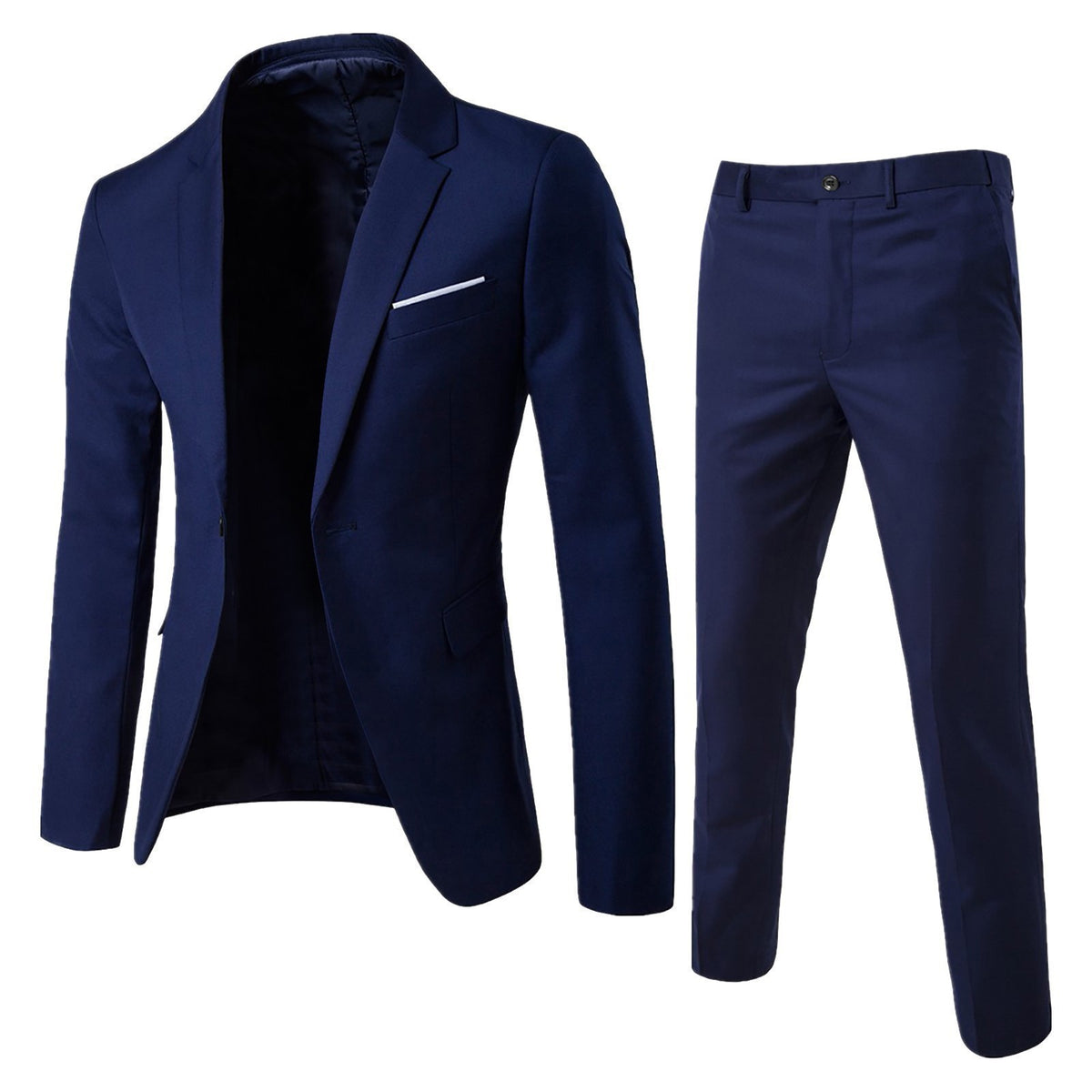 Two-piece Suit Business Professional Formal Wear Korean Slim Fit Brit Style