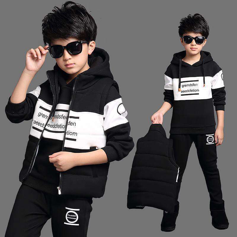 Boys Clothes Sport Suit Casual Boys Clothing 3ps Sets Brit Style