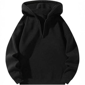 American Casual Zipper Hoodie Loose Sports Sweater Brit Style