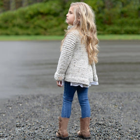 Girls cardigan sweater coat Brit Style