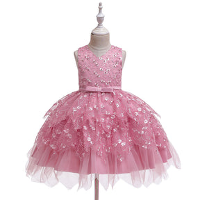 Clothing Baby Girls Middle And Small Children Kindergarten Dresses Brit Style