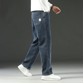 Stretch Business Versatile Casual Loose Jeans Brit Style