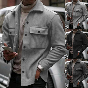 Men's Casual And Fashionable Slim Fit Jacket Brit Style