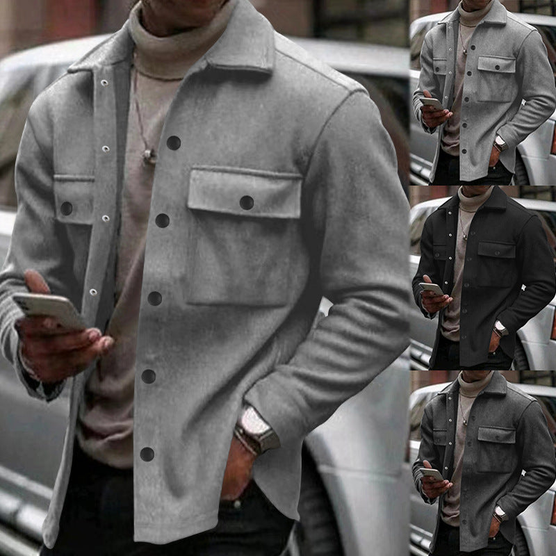 Men's Casual And Fashionable Slim Fit Jacket Brit Style