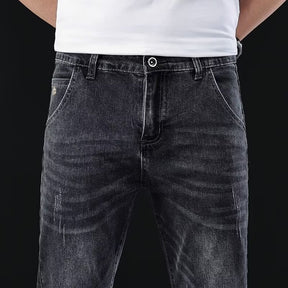 Summer Thin Stretch Jeans For Men Brit Style