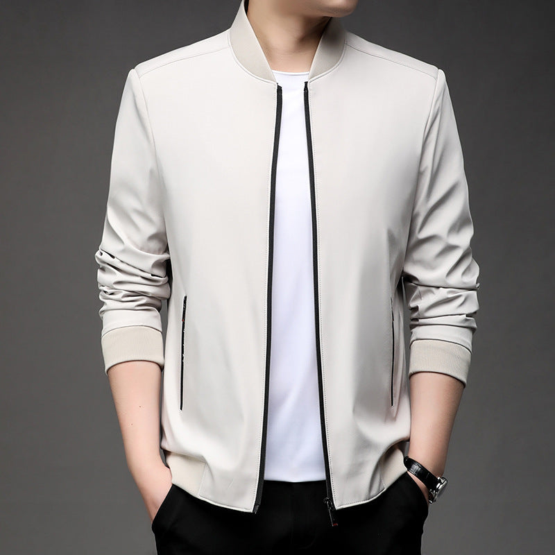 Baseball Uniform Business Casual Jacket Men Brit Style