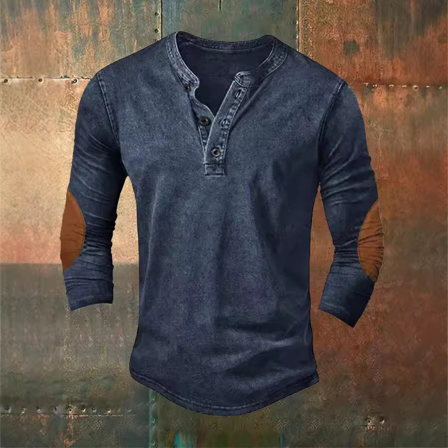 Polo Buckle Sweater Men's Printing Brit Style