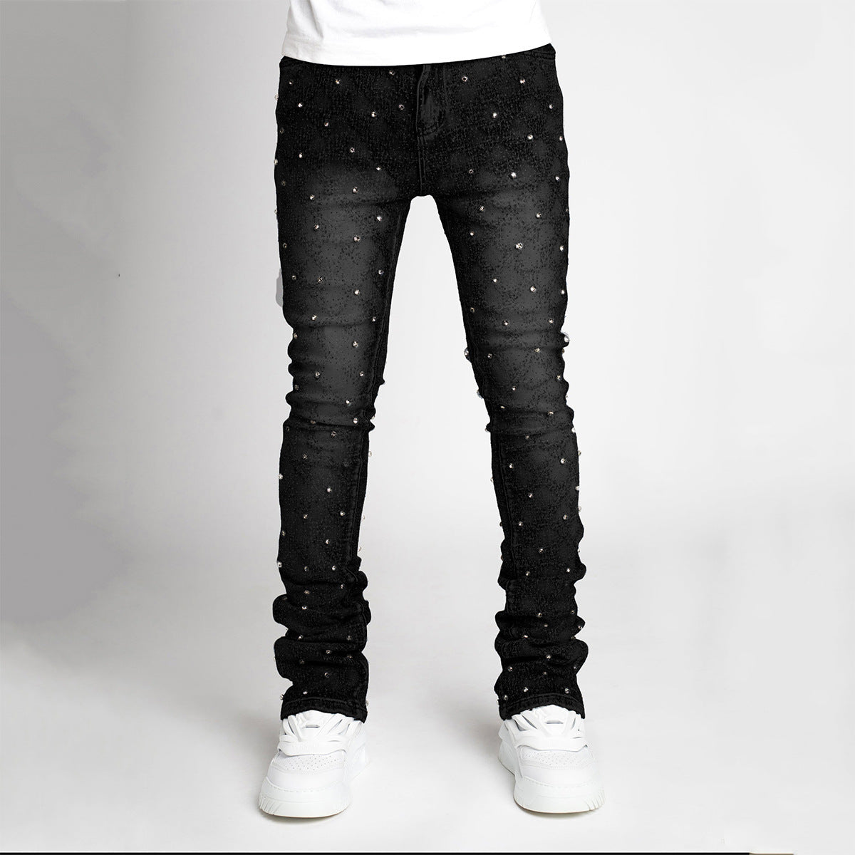 Fashion Personality Straight Men's Jeans Brit Style