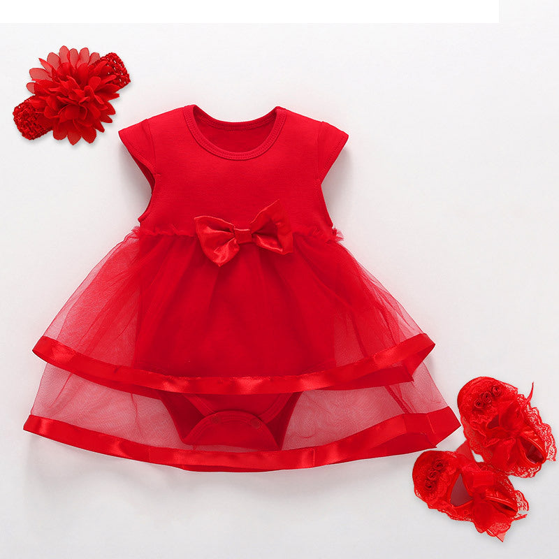 New Baby Girl Birthday Princess Dress Brit Style