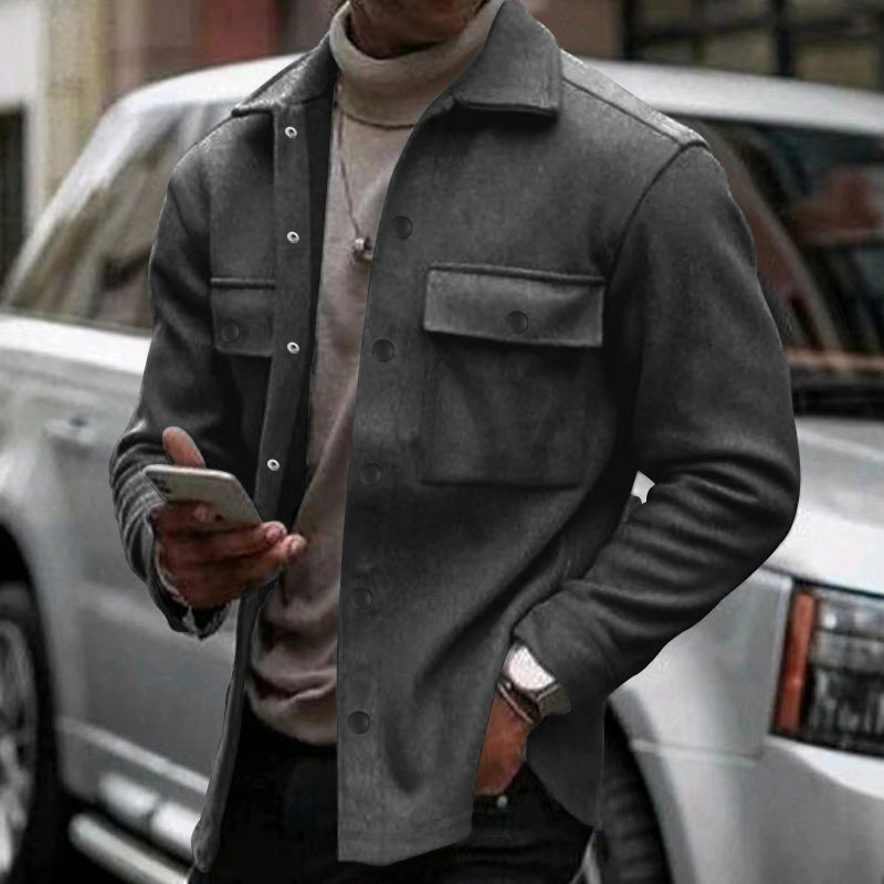 Men's Casual And Fashionable Slim Fit Jacket Brit Style