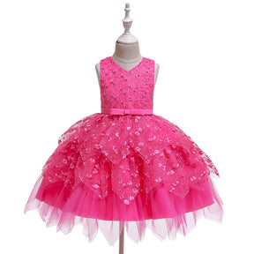 Clothing Baby Girls Middle And Small Children Kindergarten Dresses Brit Style