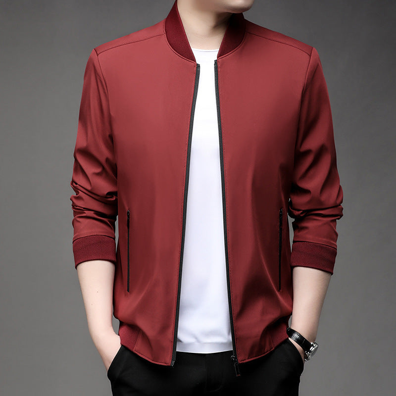 Baseball Uniform Business Casual Jacket Men Brit Style