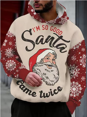 Santa Claus Men's Pattern Hoodie Brit Style